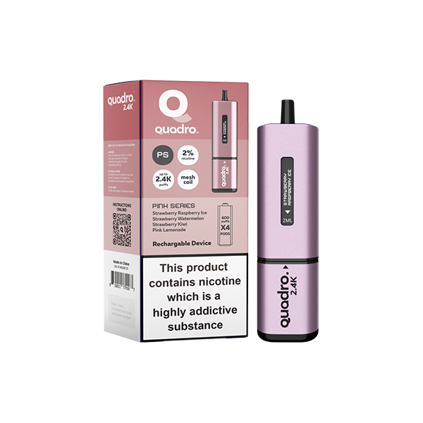 Quadro 20mg 2.4K Pod Vape 2400 Puffs
