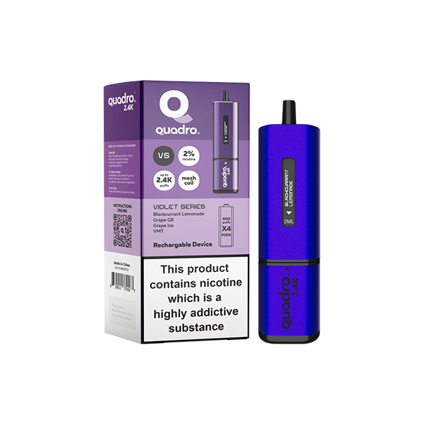 Quadro 20mg 2.4K Pod Vape 2400 Puffs