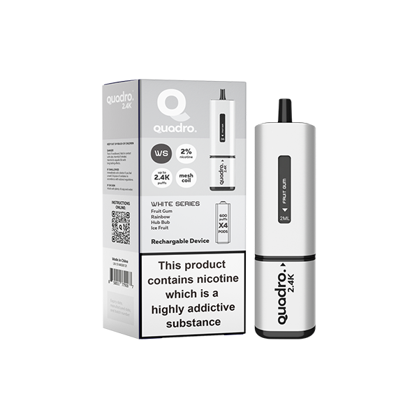 Quadro 20mg 2.4K Pod Vape 2400 Puffs