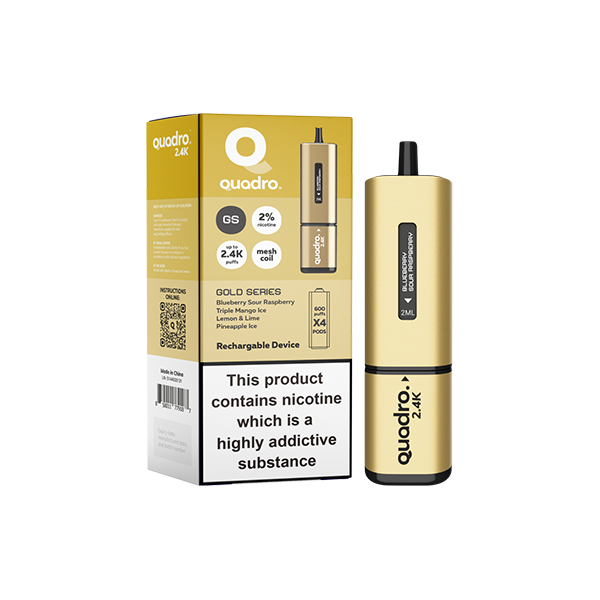 Quadro 20mg 2.4K Pod Vape 2400 Puffs