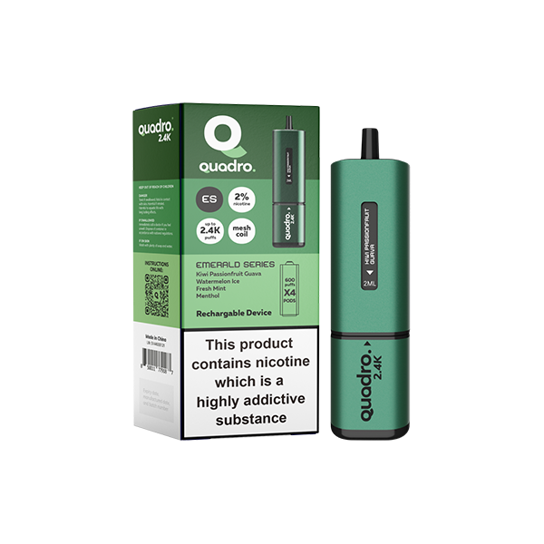 Quadro 20mg 2.4K Pod Vape 2400 Puffs
