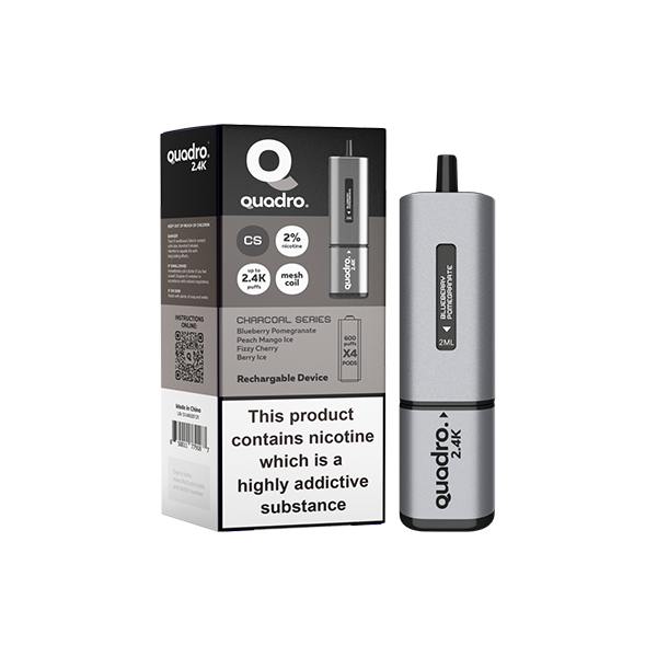 Quadro 20mg 2.4K Pod Vape 2400 Puffs