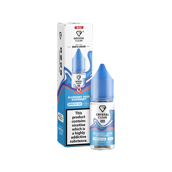 Crystal Clear 10mg Nic Salts 10ml [50VG/50PG]