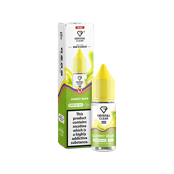 Crystal Clear 10mg Nic Salts 10ml [50VG/50PG]