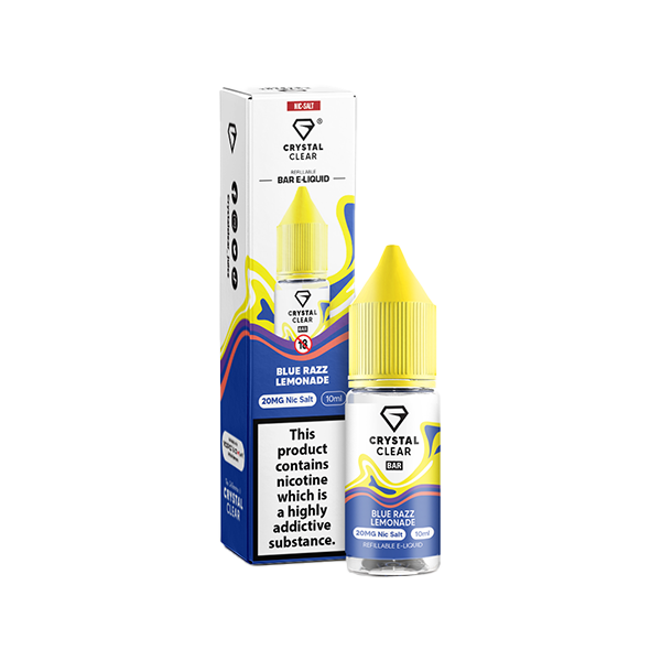 Crystal Clear 10mg Nic Salts 10ml [50VG/50PG]