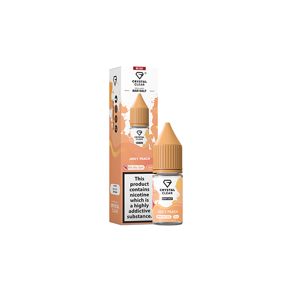 Crystal Clear 10mg Nic Salts 10ml [50VG/50PG]