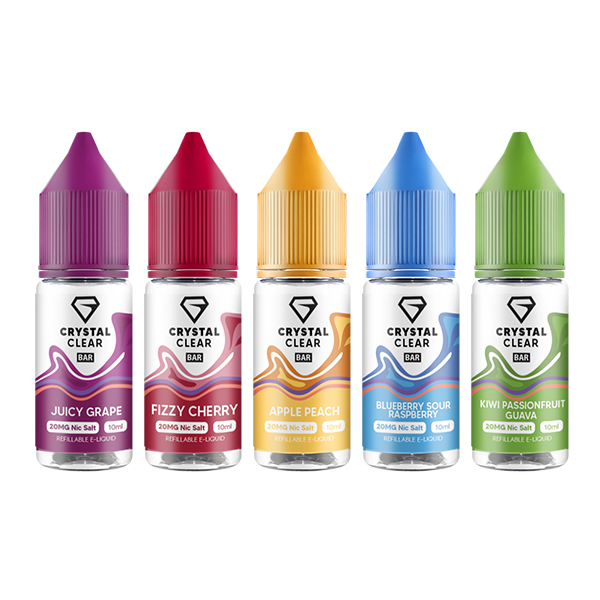 Crystal Clear 10mg Nic Salts 10ml [50VG/50PG]