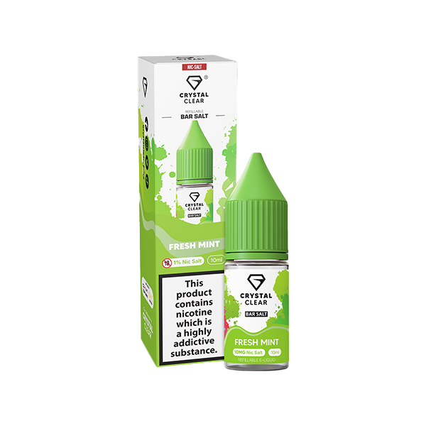 Crystal Clear 10mg Nic Salts 10ml [50VG/50PG]