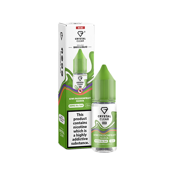 Crystal Clear 10mg Nic Salts 10ml [50VG/50PG]