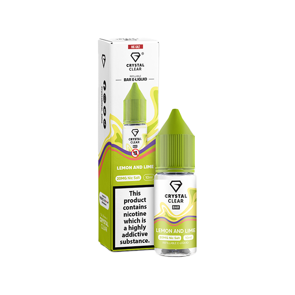 Crystal Clear 10mg Nic Salts 10ml [50VG/50PG]