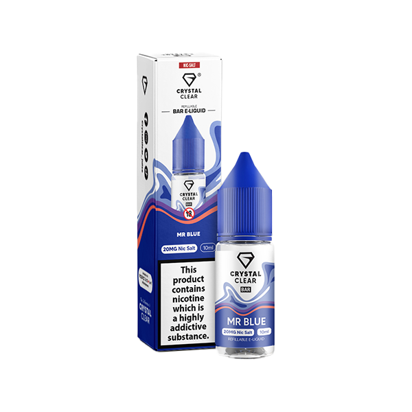 Crystal Clear 10mg Nic Salts 10ml [50VG/50PG]