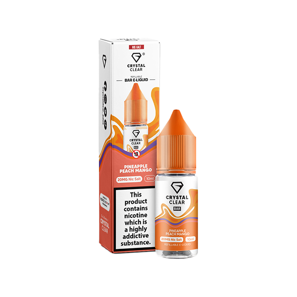 Crystal Clear 10mg Nic Salts 10ml [50VG/50PG]