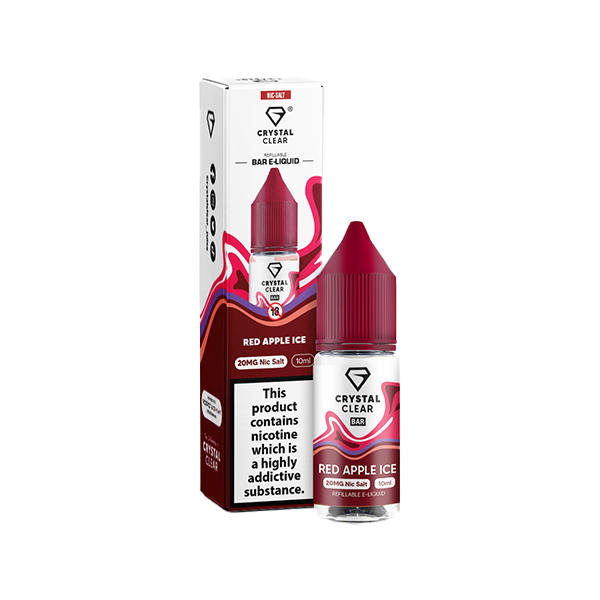 Crystal Clear 10mg Nic Salts 10ml [50VG/50PG]