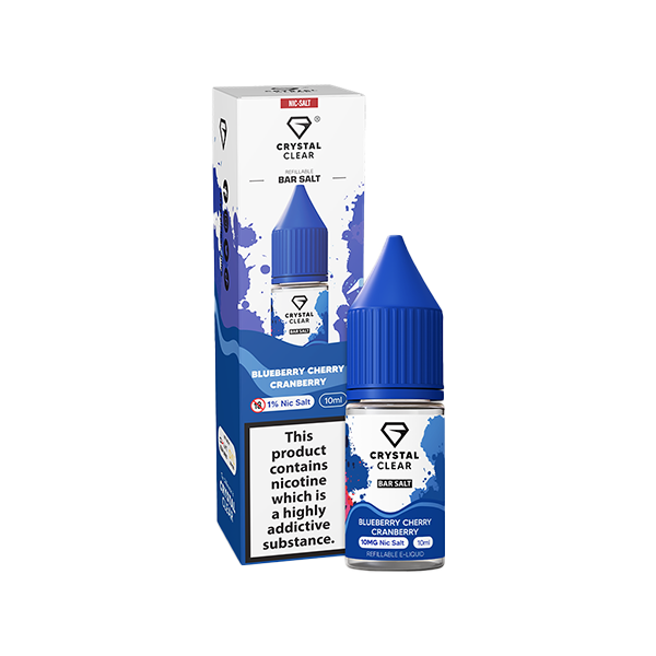 Crystal Clear 10mg Nic Salts 10ml [50VG/50PG]