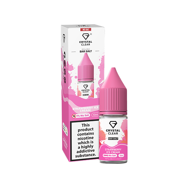 Crystal Clear 10mg Nic Salts 10ml [50VG/50PG]