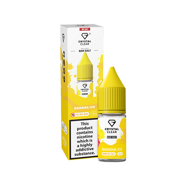 Crystal Clear 10mg Nic Salts 10ml [50VG/50PG]