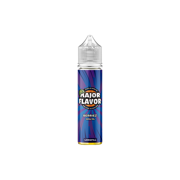 Major Flavour 50ml 0mg Shortfill Vape Juice [100PG]