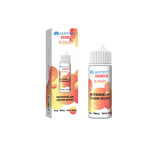 Hayati Pro Max 100ml 0mg Shortfill Vape Juice [70VG/30PG]