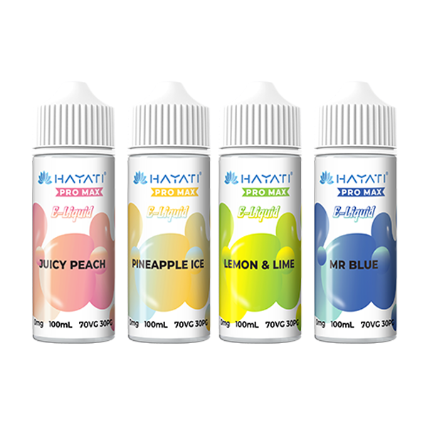 Hayati Pro Max 100ml 0mg Shortfill Vape Juice [70VG/30PG]