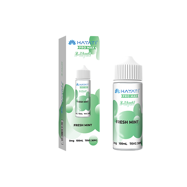 Hayati Pro Max 100ml 0mg Shortfill Vape Juice [70VG/30PG]