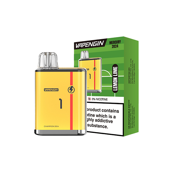 Vapengin Mercury Euro 2024 Disposable Vape 20mg [70VG/30PG]