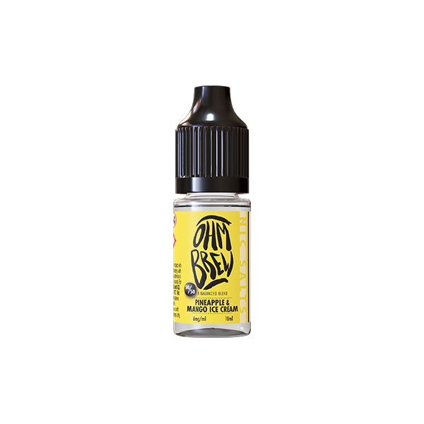 Ohm Brew 10ml 6mg Nic Salts [50VG/50PG]
