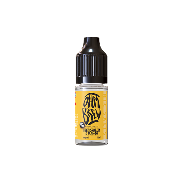 Ohm Brew 10ml 6mg Nic Salts [50VG/50PG]