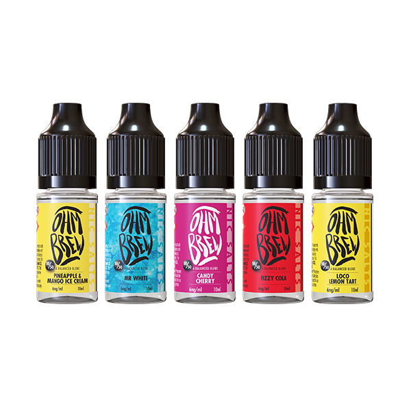 Ohm Brew 10ml 6mg Nic Salts [50VG/50PG]