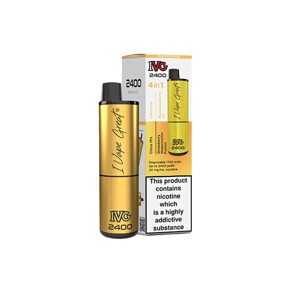 I VG 2400 Disposable Vape 20mg Salt Nicotine 2400 Puffs