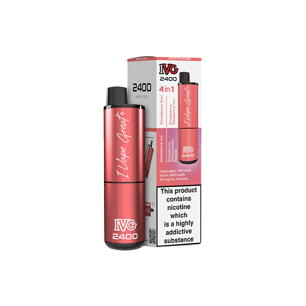 I VG 2400 Disposable Vape 20mg Salt Nicotine 2400 Puffs