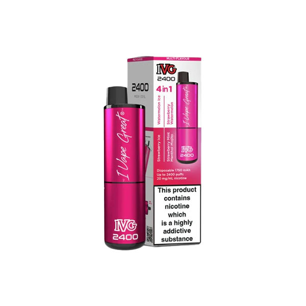 I VG 2400 Disposable Vape 20mg Salt Nicotine 2400 Puffs