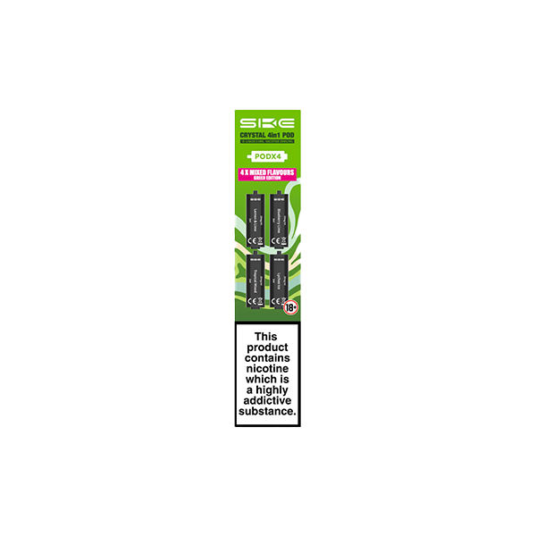 SKE Crystal 20mg 4in1 Vape 2400 Puffs Replacement Pods