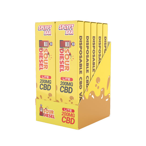 SPLYFT 200mg Full Spectrum CBD Disposable Vape - 12 Flavours