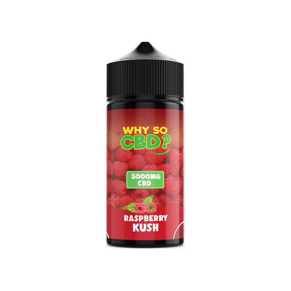 Why So CBD 120ml 5000mg Full Spectrum CBD Vape Juice [100VG]