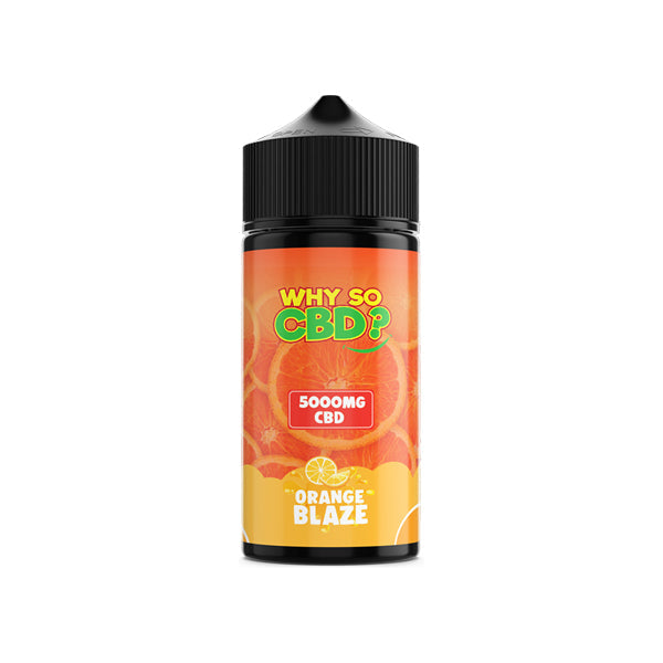 Why So CBD 120ml 5000mg Full Spectrum CBD Vape Juice [100VG]