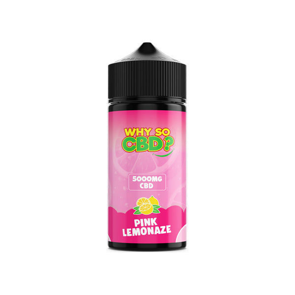 Why So CBD 120ml 5000mg Full Spectrum CBD Vape Juice [100VG]