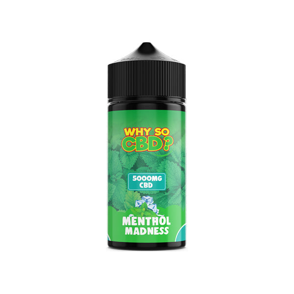 Why So CBD 120ml 5000mg Full Spectrum CBD Vape Juice [100VG]