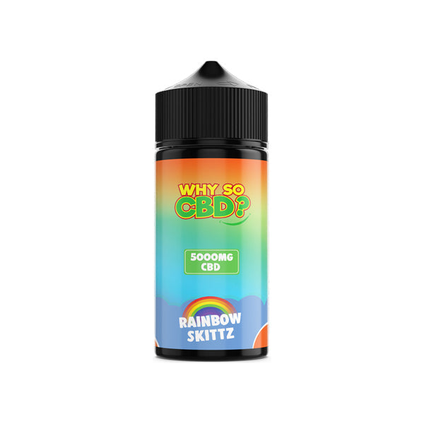 Why So CBD 120ml 5000mg Full Spectrum CBD Vape Juice [100VG]