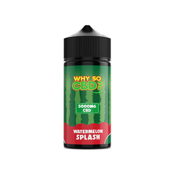 Why So CBD 120ml 5000mg Full Spectrum CBD Vape Juice [100VG]