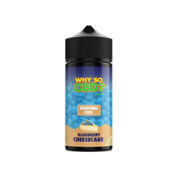 Why So CBD 120ml 5000mg Full Spectrum CBD Vape Juice [100VG]