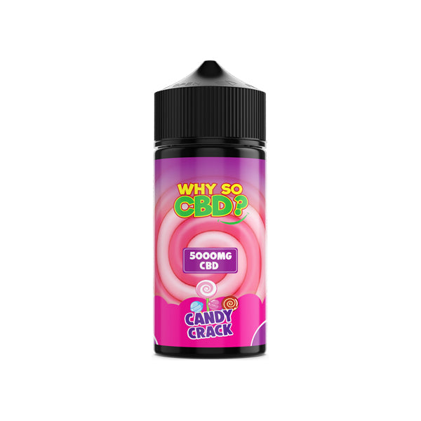 Why So CBD 120ml 5000mg Full Spectrum CBD Vape Juice [100VG]