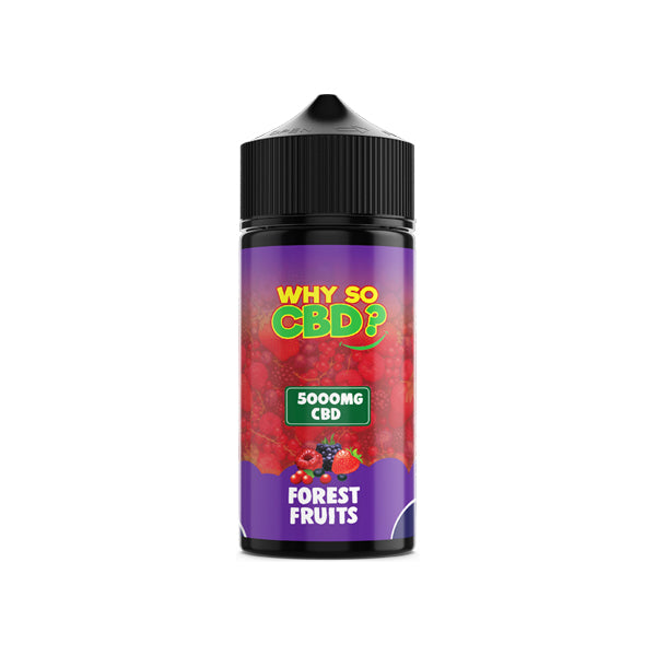 Why So CBD 120ml 5000mg Full Spectrum CBD Vape Juice [100VG]