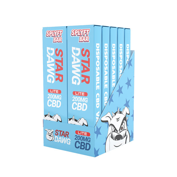 SPLYFT 200mg Full Spectrum CBD Disposable Vape - 12 Flavours