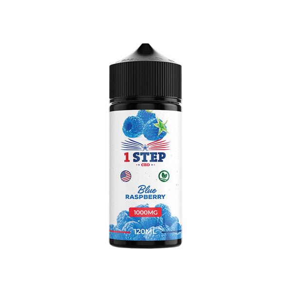 1 Step CBD 1000mg 120ml Organic Hemp CBD Vape Juice [80VG/20PG]