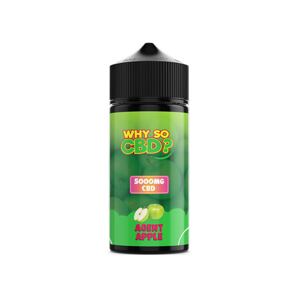 Why So CBD 120ml 5000mg Full Spectrum CBD Vape Juice [100VG]