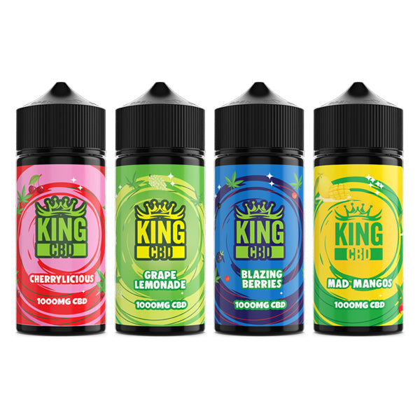 King CBD 1000mg 120ml CBD Vape Juice [80VG/20PG]