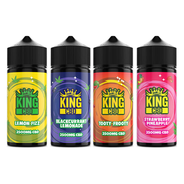 King CBD 2500mg 120ml CBD Vape Juice [80VG/20PG]
