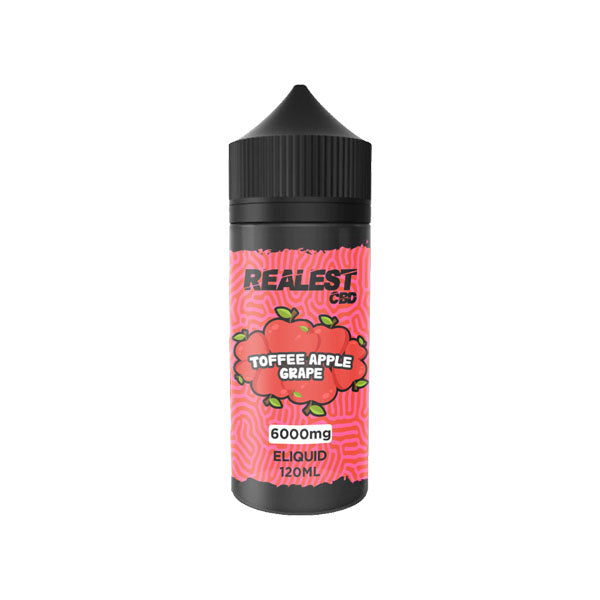 Realest CBD 100ml 6000mg Broad Spectrum CBD Vape Juice [70VG/30PG]
