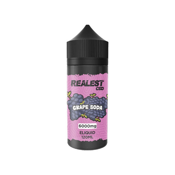 Realest CBD 100ml 6000mg Broad Spectrum CBD Vape Juice [70VG/30PG]