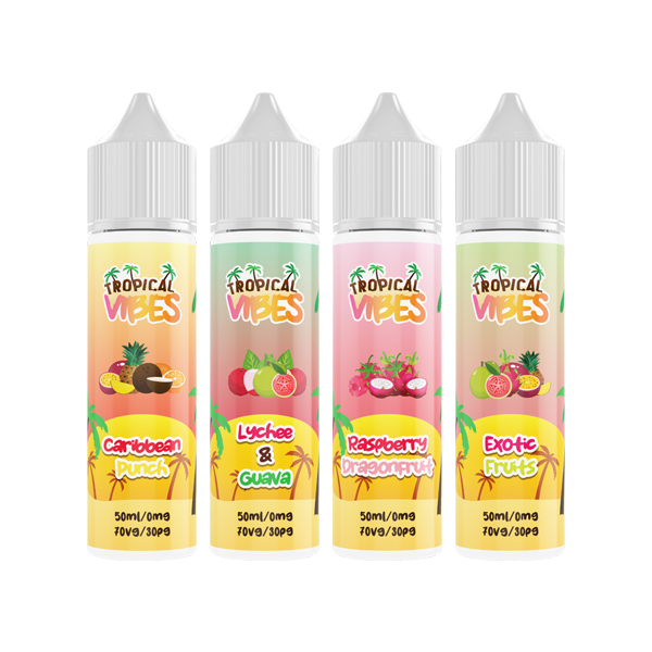 Tropical Vibes 50ml 0mg Shortfill Vape Juice [70VG/30PG]
